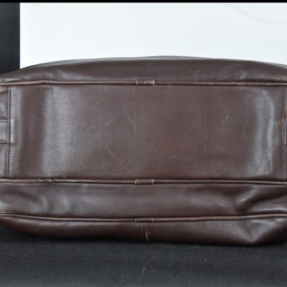 Vintage Coach Brown Leather Brief Case/ Massager Bag - Picture 3 of 15